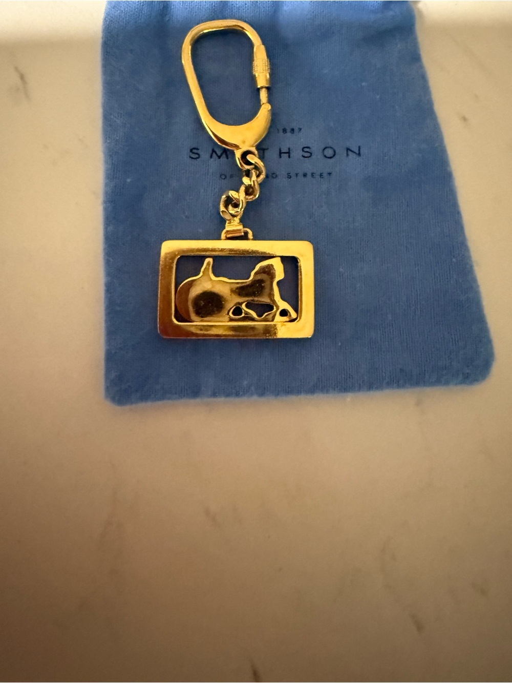 ✨ CELINE Vintage Signature Keychain/Bag Charm - Picture 6 of 8